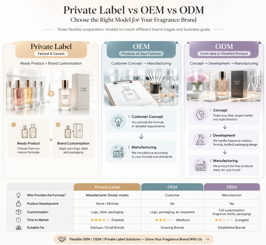 What is the difference between OEM and ODM perfume?
