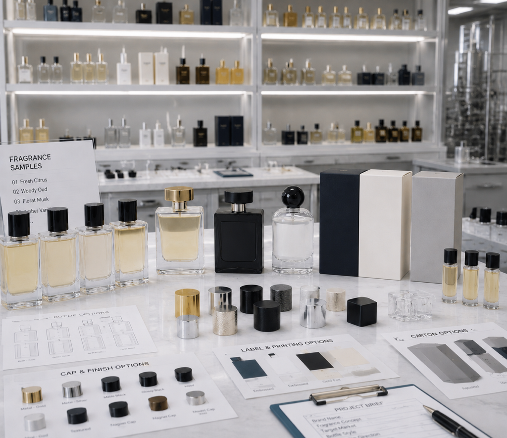 Private label perfume packaging development and customization