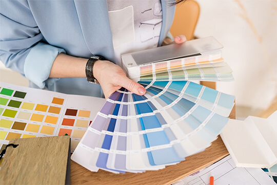 Color and artwork review for fragrance labels and packaging